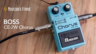 BOSS Waza Craft CE2W Chorus Demo  All Playing No Talking [upl. by Nylirehs943]