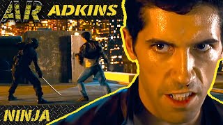 SCOTT ADKINS Rooftop Fight  NINJA 2009 [upl. by Aneetsyrk]