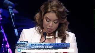 Janney Chiquis Habla en Homenaje a Jenni Rivera  Funerales 12192012 [upl. by Ettenil]