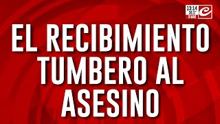 Tremendo recibimiento tumbero al joven que asesinó a su tía jubilada [upl. by Kayley]