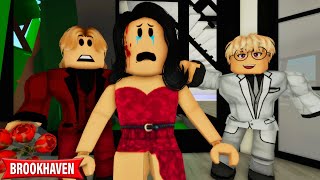 MY BOSS TRAPPED ME TO DATE HIS SON Roblox Brookhaven  CoxoSparkle2 [upl. by Terryl]