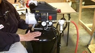 Air Compressor Line Setup and How to Use Air Tools for Beginners [upl. by Nehttam]