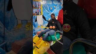 Sliding in snow park☃️slidinggame snowpark ⛄️goatrip funtime msti shortvideo trending [upl. by Meikah]