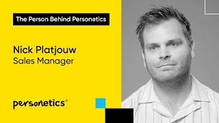 The Person Behind Personetics with Nick Platjouw [upl. by Johna]