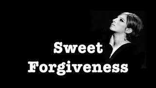 Sweet Forgiveness  Karaoke  Barbra Streisand [upl. by Algernon473]