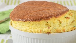 Cheese Soufflé Recipe Demonstration  Joyofbakingcom [upl. by Eedyak]