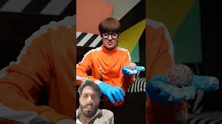 Tomato toothpaste experimenttrending tnexeperiments toothpastetube comedy funny challenge [upl. by Dodds]