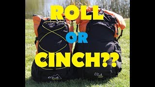 ULA backpacks  Roll Top vs Cinch Top [upl. by Didier]