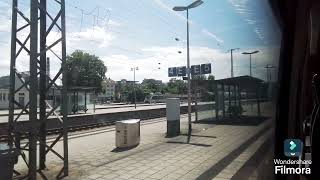 Bahnhof Bruchsal Teil34 Re17c n mühlacker MEX n Stuttgart Hbf gv in bw am 210724 [upl. by Saenihp]