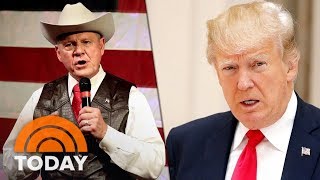 President Donald Trump Offers Full Endorsement To Alabama Senate Candidate Roy Moore  TODAY [upl. by Joni]