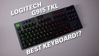 Logitech G915 TKL indepth review  A Developers perspective [upl. by Kowtko]