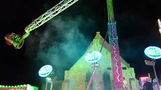 Mega Booster Bakker Meerveld off Ride Kermis Renesse 072019 [upl. by Hanafee]