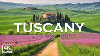 Tuscany 4K A Journey Through Rolling Hills and Vineyards Of Italy  4K Ultra HD [upl. by Dnalyaw]