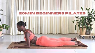 20MIN BEGINNERS PILATES WORKOUT [upl. by Adeehsar412]