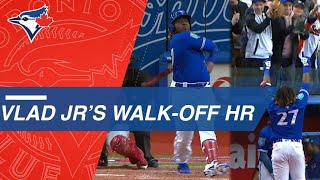 Vladimir Guerrero Jr Belts Electrifying WalkOff Home Run in Montreal [upl. by Stephan]