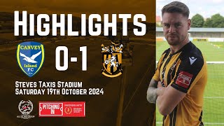 Highlights  Canvey Island 01 Folkestone Invicta  Isthmian Premier Division [upl. by Ezaria]