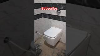 Wall Mounted Toilet Installation  Wall Hanging WC  How to Install Allen Key Toilet Easilyshots [upl. by Hembree]