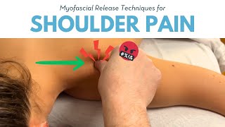 Rotator Cuff Massage 3 Techniques To Fix Pain [upl. by Chong]