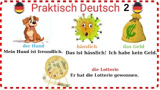 quotAktionsverben auf Deutsch mit Sätzen 2  Was machst du gerade  Tägliche Sätze A1A2 [upl. by Sou957]