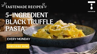 5 Ingredient Black Truffle Pasta [upl. by Biddie]