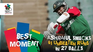 Mohammad Ashraful scores Bangladeshs fastest fifty  BAN v WI  T20 World Cup 2007 [upl. by Ynavoj]