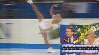 Nicole Bobek 🇺🇸⛸ 1995 World short program 1st  Russian Folk [upl. by Nork252]