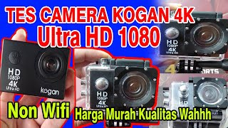 Tes Camera Action Kogan 4K Non Wifi 1080 HD [upl. by Ennobe684]