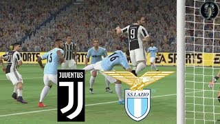 Juventus vs Lazio  Supercoppa italiana  Finale  PES 2018 Ps4 ModGreen  1080p 60fps [upl. by Nomla]