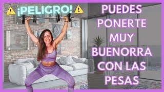 9 VERDADES sobre entrenar con PESAS en mujeres  ¿Qué es mejor para adelgazar cardio o pesas [upl. by Edlitam]