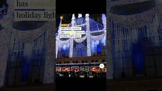 Saks Fifth Avenue NYC cancels Holiday Light Show 2024 nycvlog [upl. by Roper]