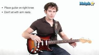 How to Hold the Guitar Lesson 3 of 19 [upl. by Harvard]