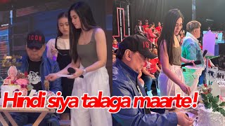 Hulicam ATASHA MUHLACH nakikipagsabayan sa pagkain kay JOEY DE LEON habang umeere ang EAT BULAGA [upl. by Eittol34]