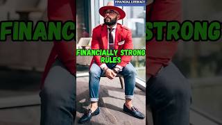 5 rules To Be Financially Strong success successmindset [upl. by Akinirt]