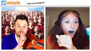 SURPRISING OMEGLE with an ENTIRE CHOIR [upl. by Ohcirej986]