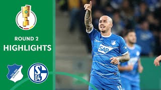 Dominated Hoffenheim is too strong  TSG Hoffenheim vs Schalke 04 51  Highlights  DFBPokal [upl. by Sremmus]