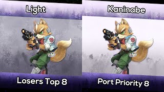 Light Fox vs Kaninabe Fox  Losers Top 8  Port Priority 8 [upl. by Kola]