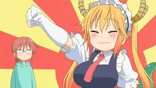 Kobayashisan Chi No Maid Dragon AMV  Girlfriend [upl. by Lletnwahs]