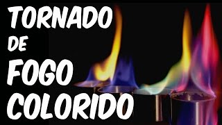 O extraordinário tornado de fogo colorido SuperQUÍMICA [upl. by Marigolda]