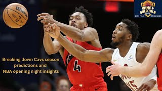 Breaking down Cavs season predictions and NBA opening night insights Wine and Gold Talk podcast [upl. by Ees]