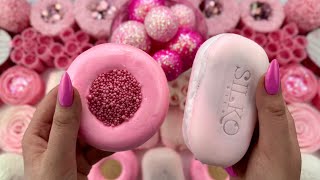 ASMR Video  Peeling off the film  Crushing soap boxes with foam  Cutting soap  Clay cracking [upl. by Claudia21]