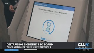 Delta Airlines Using Facial Recognition to Checkin Travelers [upl. by Sivehc]