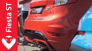 Ford Fiesta Mk7 ST Cobra Sport Exhaust Sound Example  Ford Fair 2018 [upl. by Bette-Ann]