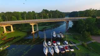 Olcott Harbor  Olcott NY  Drone  8212017 [upl. by Einatirb121]