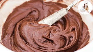 One Minute Chocolate Frosting Recipe [upl. by Odey]