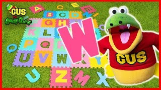 Gus the Gummy Gator Learn the Alphabet Song Sing ABC Nursery Rhyme Fun amp Easy Sing A Long Song [upl. by Naerad674]