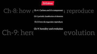 Class 10 Science Syllabus for Term 2  Class 10 Science Term 2 Syllabus  Cbse Board Exam shorts [upl. by Kimble359]