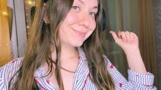 ASMR GIRL THAT LIKES YOU GET YOU READY TO SLEEP 🥰  wlw person attention [upl. by Notsud912]