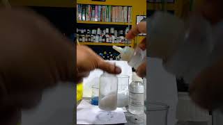 Reduction reaction of Ferric salt PracticalTheoryClassroom subscribe viralvideo viral science [upl. by Ahsinauj438]