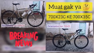 Upgrade Ban 700x23c ke 700x35c  Auto Gravel gravelbike sepedajadul [upl. by Kilbride]