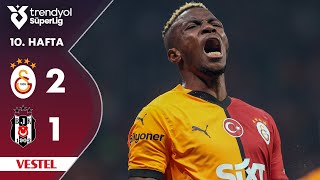 Vestel  Galatasaray 21 Beşiktaş  HighlightsÖzet  Trendyol Süper Lig  202425 [upl. by Kosel89]